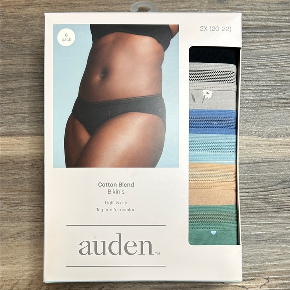 Auden Other - NWT 6pk Auden Cotton Blend Bikinis
